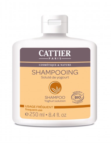 Cattier Shampoing Usage Fréquent Soluté de Yogourt 250ml