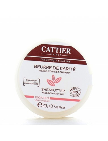Cattier Beurre de Karité 100% Bio 20g