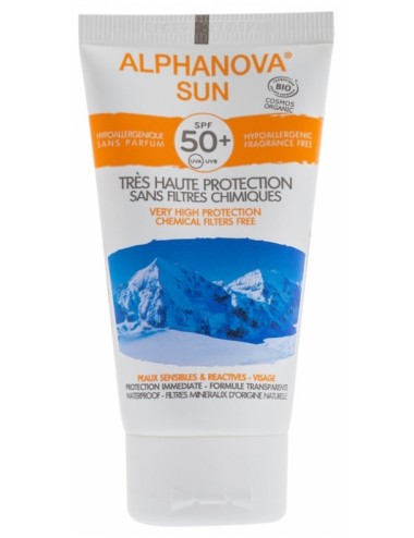 Alphanova Sun SPF50+ Sans Parfum Bio 50g