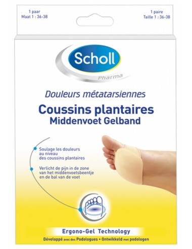 Scholl Coussins Plantaires Taille 36-38