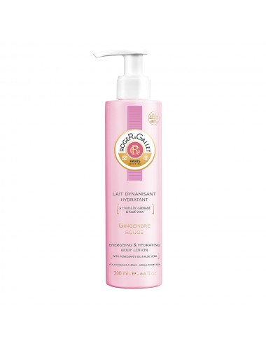 Roger & Gallet Gingembre Rouge Lait Corps Dynamisant Hydratant 200ml