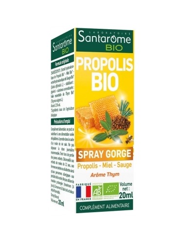 Santarome Bio Spray Gorge Propolis 20ml