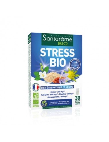 Santarome Bio Stress Bien-Etre Physique et Mental 30 gélules
