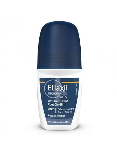 Etiaxil Déodorant Men Anti-Transpirant Contrôle 48h Roll-On 50ml
