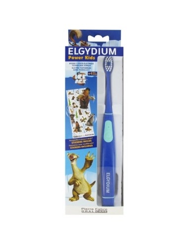 Elgydium Power Kids Brosse à Dents Electrique +4ans Age de Glace