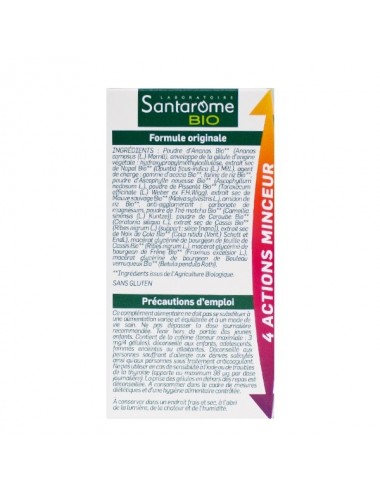 Santarome Bio Perte de Poids 4 en 1 Bio 120 gélules
