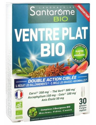Santarome Bio Ventre Plat Bio 30Gélules