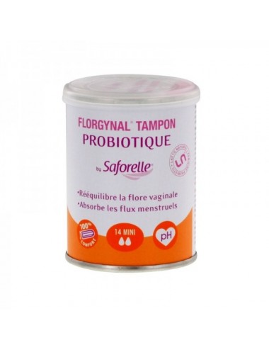 Saforelle Florgynal Probiotique Mini 14 Tampons