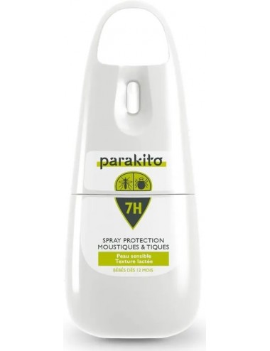 Parakito Spray Protection Moustiques et Tiques Peau Sensible 75ml