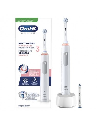 Oral-B Laboratoire Brosse à Dents Électrique Nettoyage et Protection 3