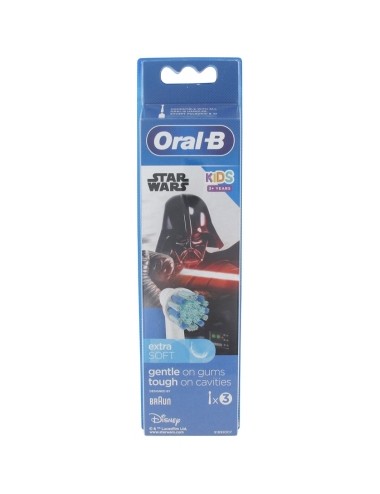Oral-B Brossettes de Rechange Kids Personnages Star Wars 3 unités