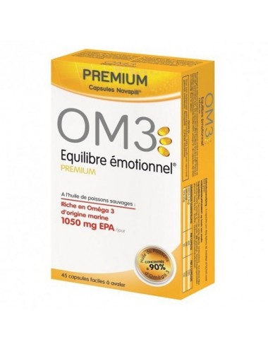 OM3 Premium Équilibre Émotionnel 45 capsules