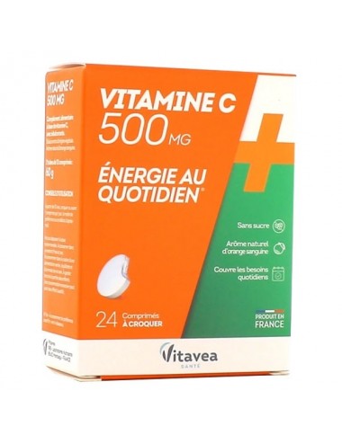 Nutrisanté Vitamine C 500mg 24 comprimés à croquer