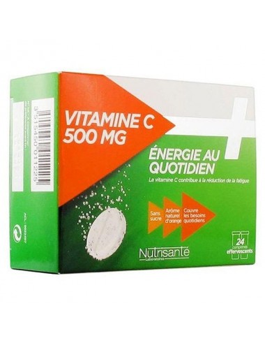 Nutrisanté Vitamine C 500mg 24 comprimés effervescents