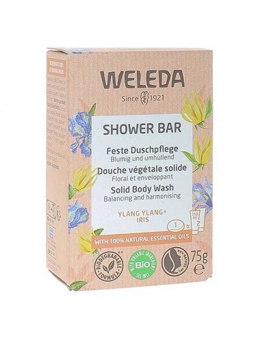 Weleda Shower Bar Douche Végétale Solide Ylang Ylang & Iris Bio 75g