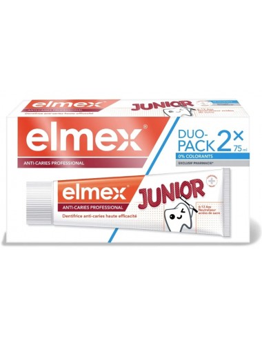 Elmex Dentifrice Anti-Caries Professional Junior - 75 ml x 2