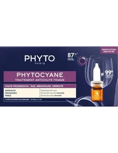 Phytocyane Traitement Antichute Progressive Femme 12x5ml
