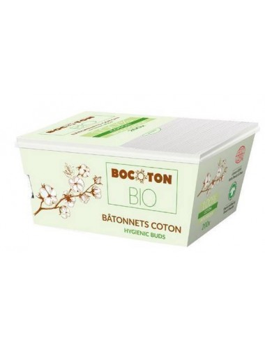 Bocoton Bâtonnets Bio - boîte carton x 200