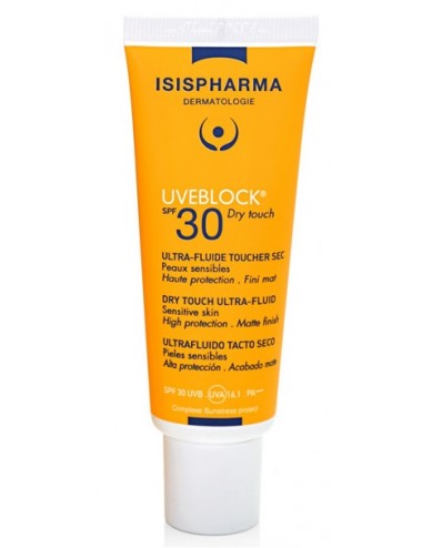 IsisPharma Uveblock SPF30 Dry Touch Ultra-Fluide Toucher Sec 40 ml 