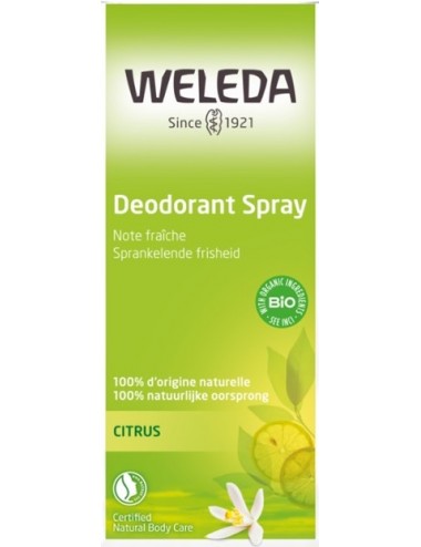 Weleda Déodorant Spray au Citrus 100ml