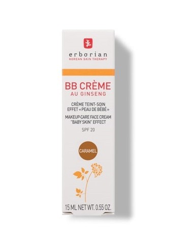Erborian BB Crème au Ginseng - Teinte Caramel - 15 ml