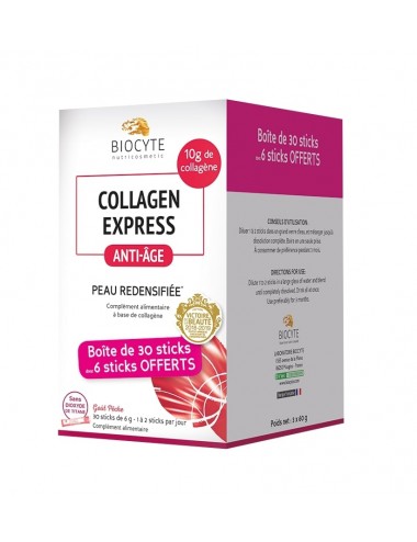 Biocyte Pack Collagen Express Sticks pack 30 jours