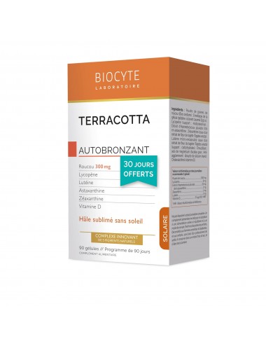 Biocyte Pack Terracotta Autobronzant x90 Capsules