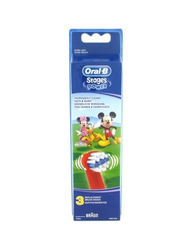 Oral-B Disney Kids 3 Ans et + 3 Têtes de Rechange