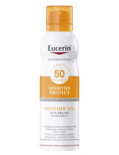 Eucerin Sun Sensitive Protect Brume Transparent Toucher Sec SPF50 200ml