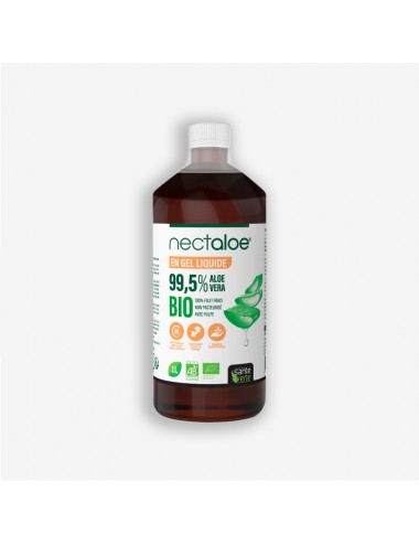 Santé Verte Nectaloe Gel Liquide Bio à Aloe Vera 99,5% 1 L
