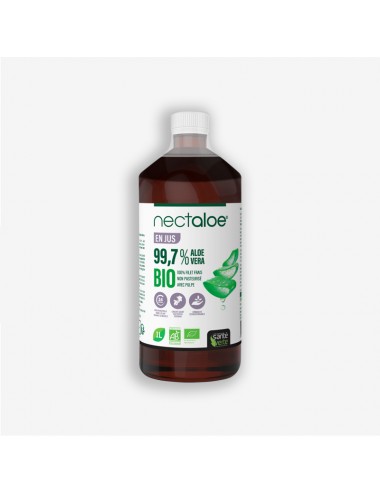 Santé Verte Nectaloe Jus Bio à Aloe Vera 99,7% 1 L