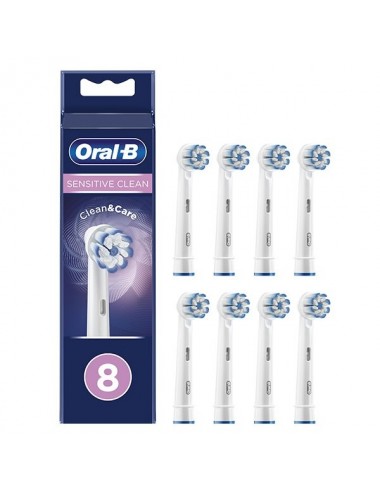 Oral-B Brossettes de Rechange Sensitive Clean Clean Care x8 