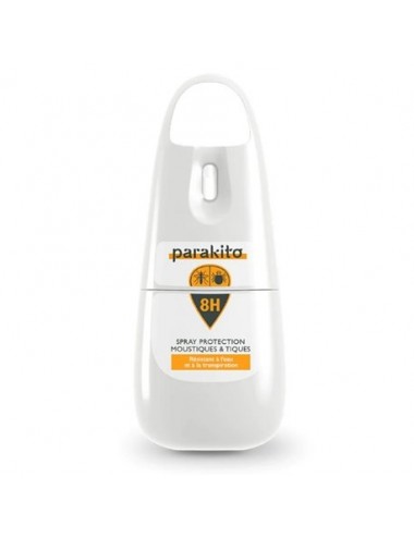 Parakito Protection Moustiques et Tiques 8H Spray 75ml - Zones Tropicales et Infestées