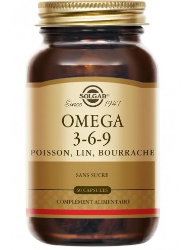 Solgar Omega 3-6-9  60 gélules 