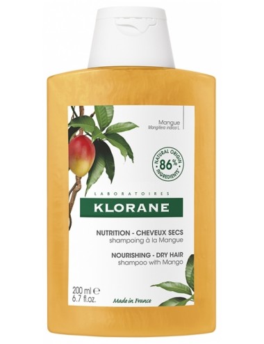 Klorane Shampoing à la Mangue 200ml