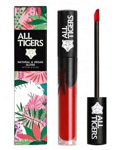 All Tigers Gloss Naturel & Vegan 818 Rouge Glossy - Build Your Empire 8ml