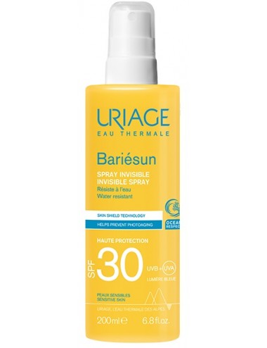 Uriage Bariésun - Spray Solaire Invisible SPF30 - Flacon 200ml