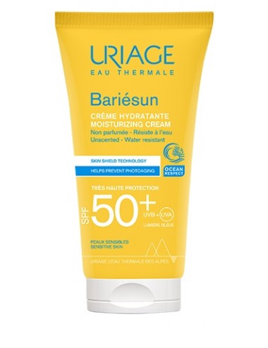 Uriage Bariésun - Crème Solaire Hydratante Sans Parfum SPF50+ - Tube 50ml