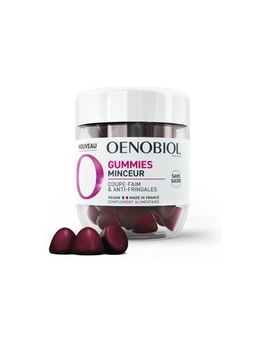 Oenobiol Gummies Minceur Coupe-Faim et Anti-Fringales 60 Gummies