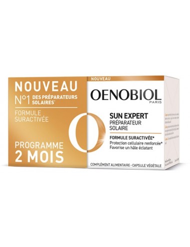 Oenobiol Sun Expert Préparateur Solaire 30x2 Capsules Végétales