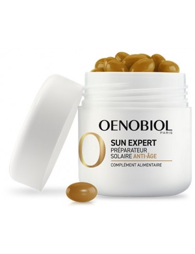 Oenobiol Sun Expert Préparateur Solaire Anti-Age 30 Capsules Végétales