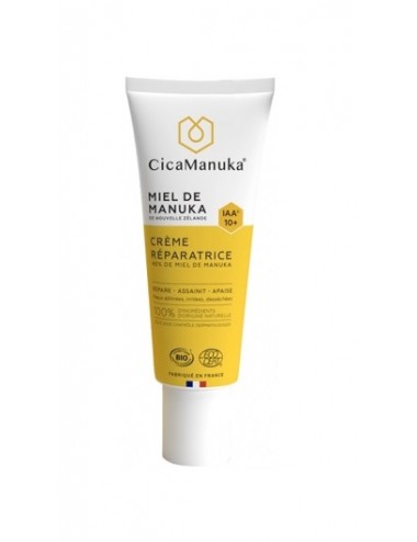 CicaManuka Crème Réparatrice 40% de Miel de Manuka IAA10+ Bio 40ml