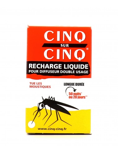 Cinq sur Cinq Diffuseur Anti-moustique Recharge Liquide 35 ml