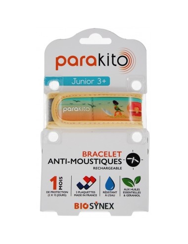 Parakito Bracelet Anti-Moustiques Rechargeable Junior - Pirates