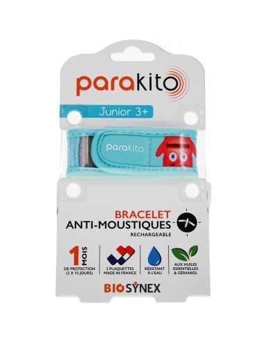 Parakito Bracelet Anti-Moustiques Rechargeable Junior - Monstres