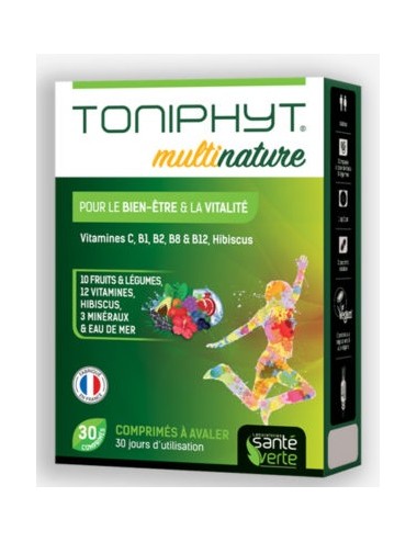 Santé Verte Toniphyt Multinature x30 Comprimés