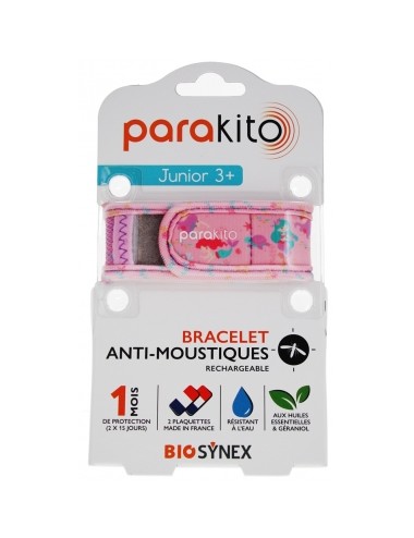Parakito Bracelet Anti-Moustiques Rechargeable Junior - Sirènes