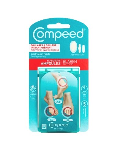 Compeed Assortiment Pansements Ampoules x5