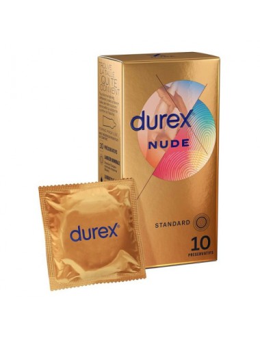 Durex Nude Sensation Peau contre Peau 10 Préservatifs