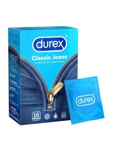 Durex Classic Jeans boite de 16 Préservatifs